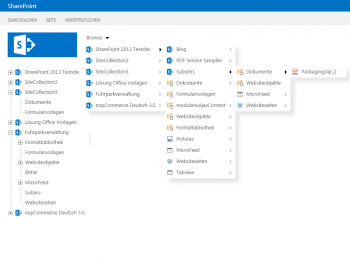 SharePoint Navigation Tools 출시 스크린샷